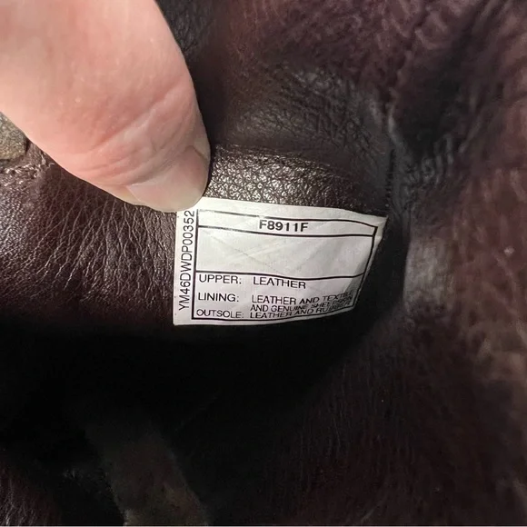 Ugg Annisa Riding Boots Brown Leather Women’s Size 8 - Picture 10 of 11